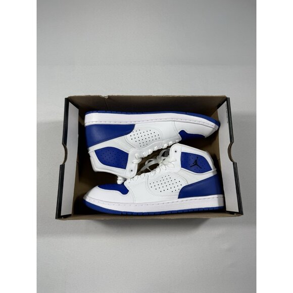 New Men’s Size 11 White Blue Jordan Access Basketball Shoes AR3762 104 main image 7